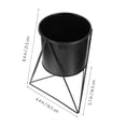 thumbnail image 4 of Niceauty 1Pc Home Flowerpot Rack Iron Plant Pot Display Stand for Indoor Decor, 4 of 5