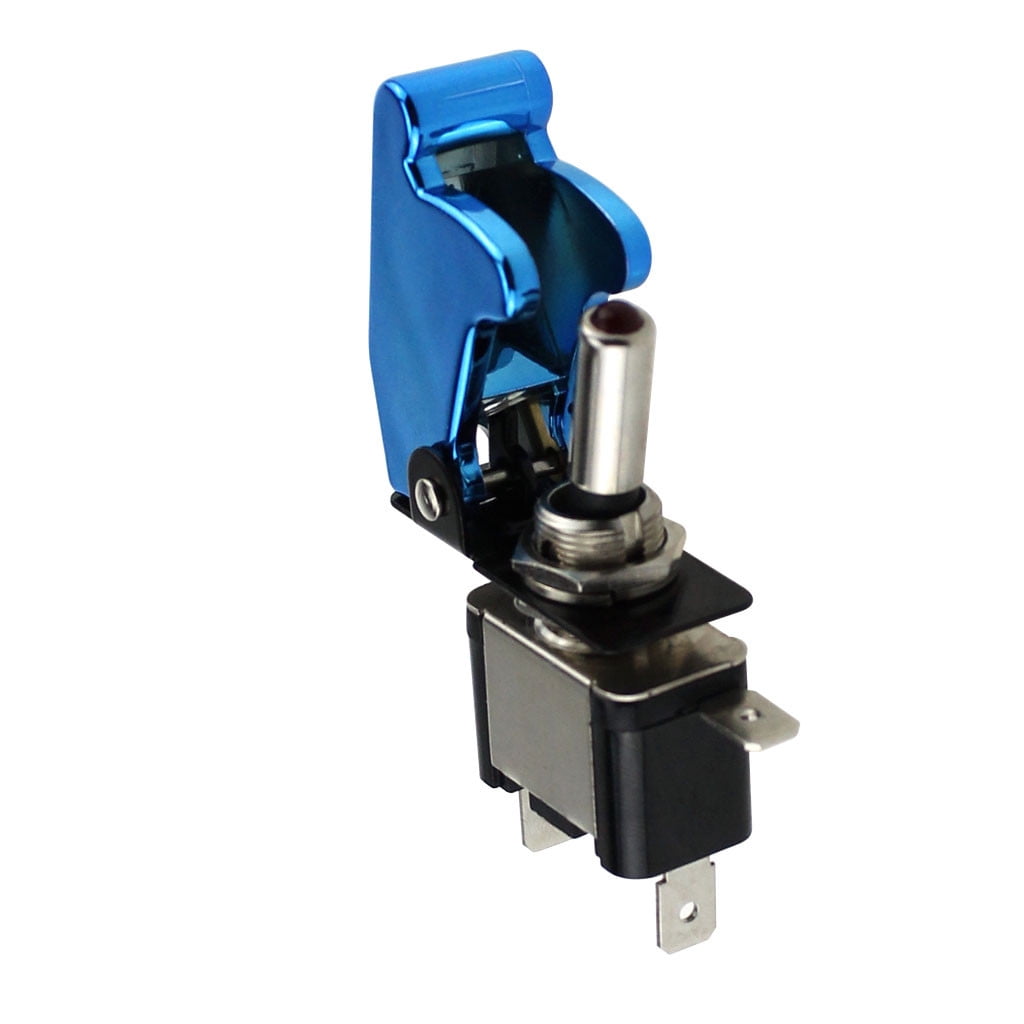 Ignition Lights Toggle Switch Carbon Fiber 12V 20A Racing Truck Car