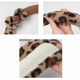 thumbnail image 2 of Plush Leopard Print Steering Wheel Cover Fuzzy Bow Tie Brown Universal 15 Inches Car Steering Wheel Protector for Car Accessories Warm Soft Anti-Slip, C, 2 of 7