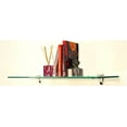 thumbnail image 2 of 12" X 36" Cardinal Floating Glass Shelves - 2 Brackets Included with Each Shelf By Spancraft Glass, 2 of 4