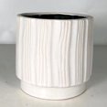 thumbnail image 1 of Jardinière Rayée Blanche, 1 of 1