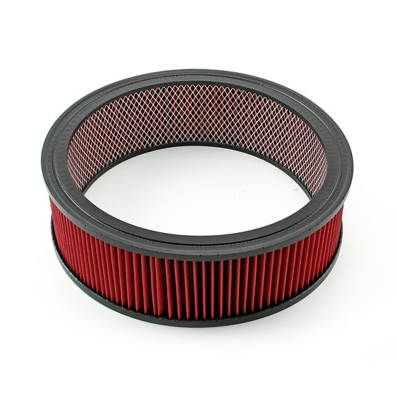Speedmaster PCE107.1014 14" x 4" Red Washable Air Filter Element Only