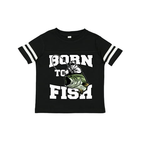

Inktastic Born to Fish Gift Toddler Boy or Toddler Girl T-Shirt