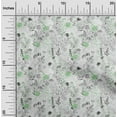 thumbnail image 2 of oneOone Georgette Viscose Green Fabric Floral Fabric For Sewing Printed Craft Fabric By The Yard 42 Inch Wide, 2 of 4