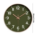 thumbnail image 3 of Modern Silent Wall Clock 12 Inch, Battery Operated Non-Ticking Analog Clock with Minimalist Design for Kitchen, Bedroom, Office, Home, 3 of 6
