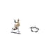 thumbnail image 5 of Dulcero Con Forma De Calabaza Y Figura De Cristal Con Tapa, Decorado Con Una Escultura De Payaso. Ideal Como Centro De Mesa Para El Comedor., 5 of 8
