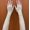 X, variant on Elegant Women's Halloween Hollow Star Mesh Gloves - Perfect Party Accessory
