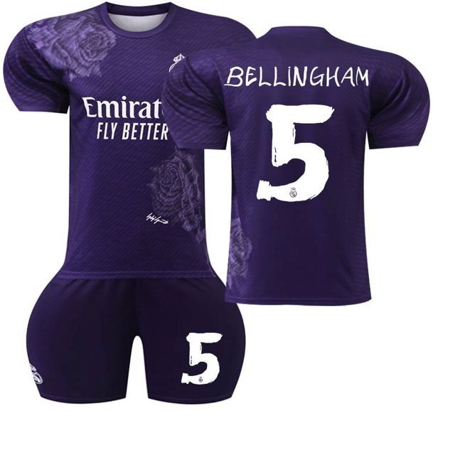 Maillot de Soccer pour Hommes et Femmes Adulte RONALDO 7 MODRIC 10 BELLINGHAM 5