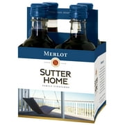 d Product Name Sutter Home Merlot Red Wine, 187mL Wine Bottles (4 Pack), 13.4% ABV