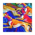 thumbnail image 1 of Greyhound in Fauvism - Canvas, 1 of 10