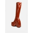 thumbnail image 4 of Dirty Dance Patent High Platfrom Calf Boots, 4 of 11