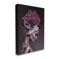 thumbnail image 3 of Woman Floral Headwrap Portrait Botanical & Floral Photograph Gallery Wrapped Canvas Print Wall Art, 3 of 7
