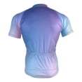 thumbnail image 4 of joogoo Blue Gradient-z1 Pattern Men's Cycling Jerseys Mountain Bike Short Sleeve Tops M, 4 of 7