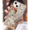 thumbnail image 2 of Newspaper Collage Case Compatible with iPhone 14 Plus,Unique Art Design TPU Bumper Cover Case, 2 of 5