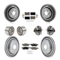 thumbnail image 1 of Transit Auto Front Rear Hub Bearing Assembly Coated Disc Brake Rotor and Ceramic Pad Shoe Kit (10Pc) for Car 2018-2020 Dodge Durango with Vented Rotors Left Right Driver Passenger Side KBB-127867, 1 of 2