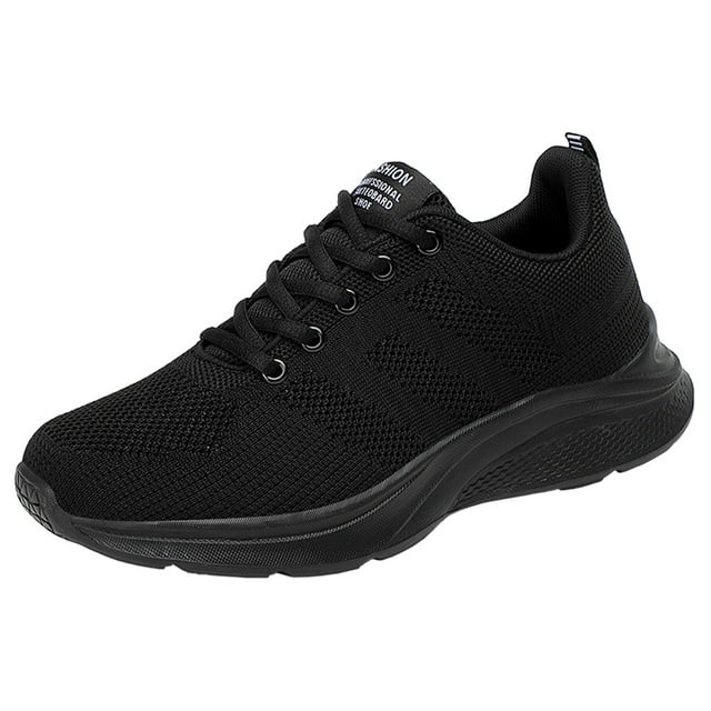 Dsscvnef Chaussures de Course Respirantes en Maille pour Femmes Légères Confortables Espadrilles Décontractées pour Dames Sport Bas Marche