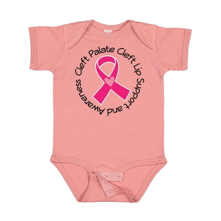 

Inktastic Cleft Palate Cleft Lip Awareness Ribbon Gift Baby Boy or Baby Girl Bodysuit