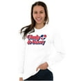 thumbnail image 5 of Chula and Sassy Cute Proud Dominicana Women's Long Sleeve T Shirt Brisco Brands S, 5 of 5
