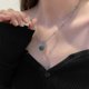 thumbnail image 5 of 2024 2pcs Candy Color Changing Heart Pendant Necklace For Women Simple Design Temperature Sensitive Stone Peach Choker Party Jewelry--xl020-Product c xl020, 5 of 5