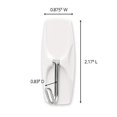 thumbnail image 2 of 3M 17065-7ES General Purpose Wire Hooks Medium  White - pack of 4, 2 of 5