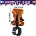 thumbnail image 3 of Heavy Duty Tool Belt Quick Clip Holder, Wear Resistant Adjustable Quick Release Power Tool Hanger, Multi Angle Waist Belt Drill Holster Clip for Construction Worker Daily Repair Power Tool Carry, 3 of 4