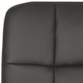 thumbnail image 7 of SAFAVIEH Brunner Modern 32" PVC Leather Desk Chair, Brown, 7 of 7