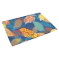 thumbnail image 2 of CADecor Abstract Bright Leaves Non-Slip Bath Mat Rug Bath Doormat Floor Rug 30x18 inches, 2 of 2