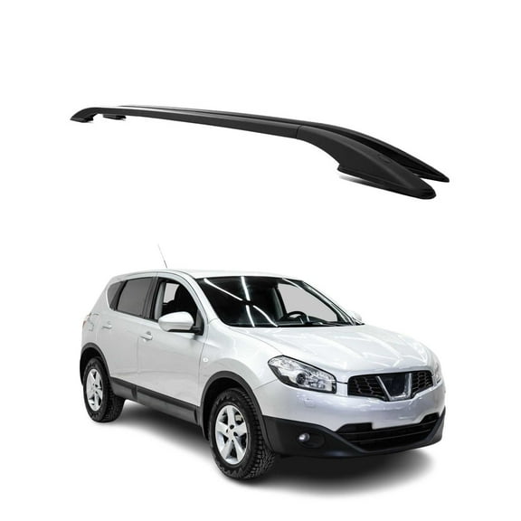 OMAC Aluminium Roof Rack Side Rails for Nissan Rogue Sport 2017-2022 Black 2 Pcs