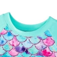 thumbnail image 6 of Girls Swimsuits Rash Guard Two Piece Set Short Sleeve Hawaiian Bathing Suit Kids Tankinis Swimwear 4-12T, 6 of 17