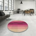 thumbnail image 3 of Ahgly Company Indoor Square Patterned Raspberry Red Area Rugs, 8' Square, 3 of 6