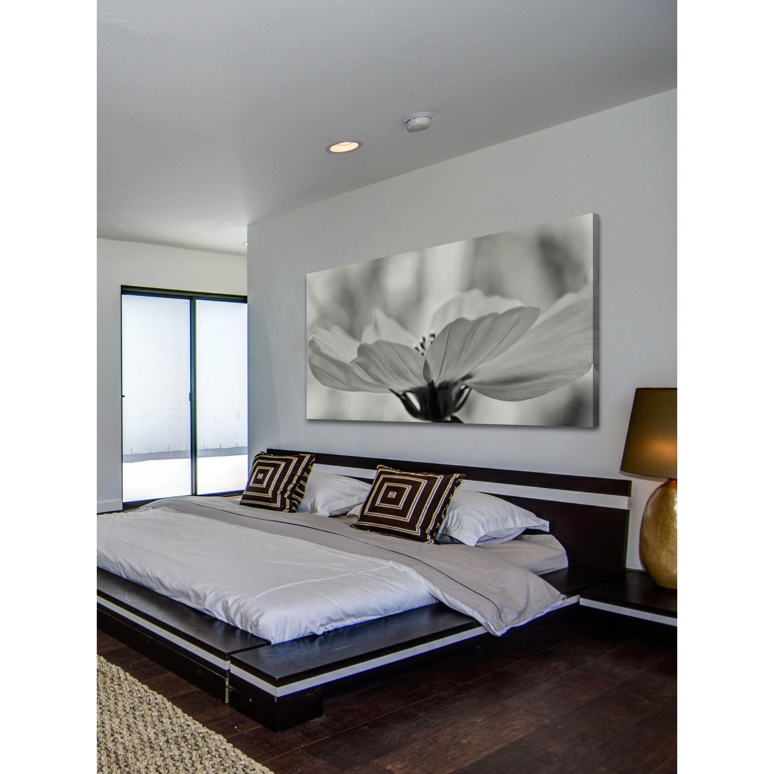 Marmont Hill 'Delicate Cosmos' by Don Schwartz Painting Print on Wrapped Canvas