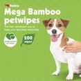 thumbnail image 2 of Petkin Mega PetWipes 200 toallitas de bambú para perros y gatos, 2 of 7