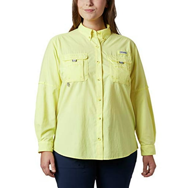 Columbia Women's PFG Bahama Long Sleeve Shirt,Sunnyside,Medium