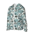 thumbnail image 2 of Fotbe Flowers In Vintage Men's Women's UPF 50+ Sun Protection Jacket Hooded Cooling Shirt with Pockets Hiking Outdoor Performance-XX-Large, 2 of 8