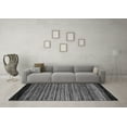 thumbnail image 3 of Ahgly Company Indoor Rectangle Abstract Gray Modern Area Rugs, 6' x 9', 3 of 4