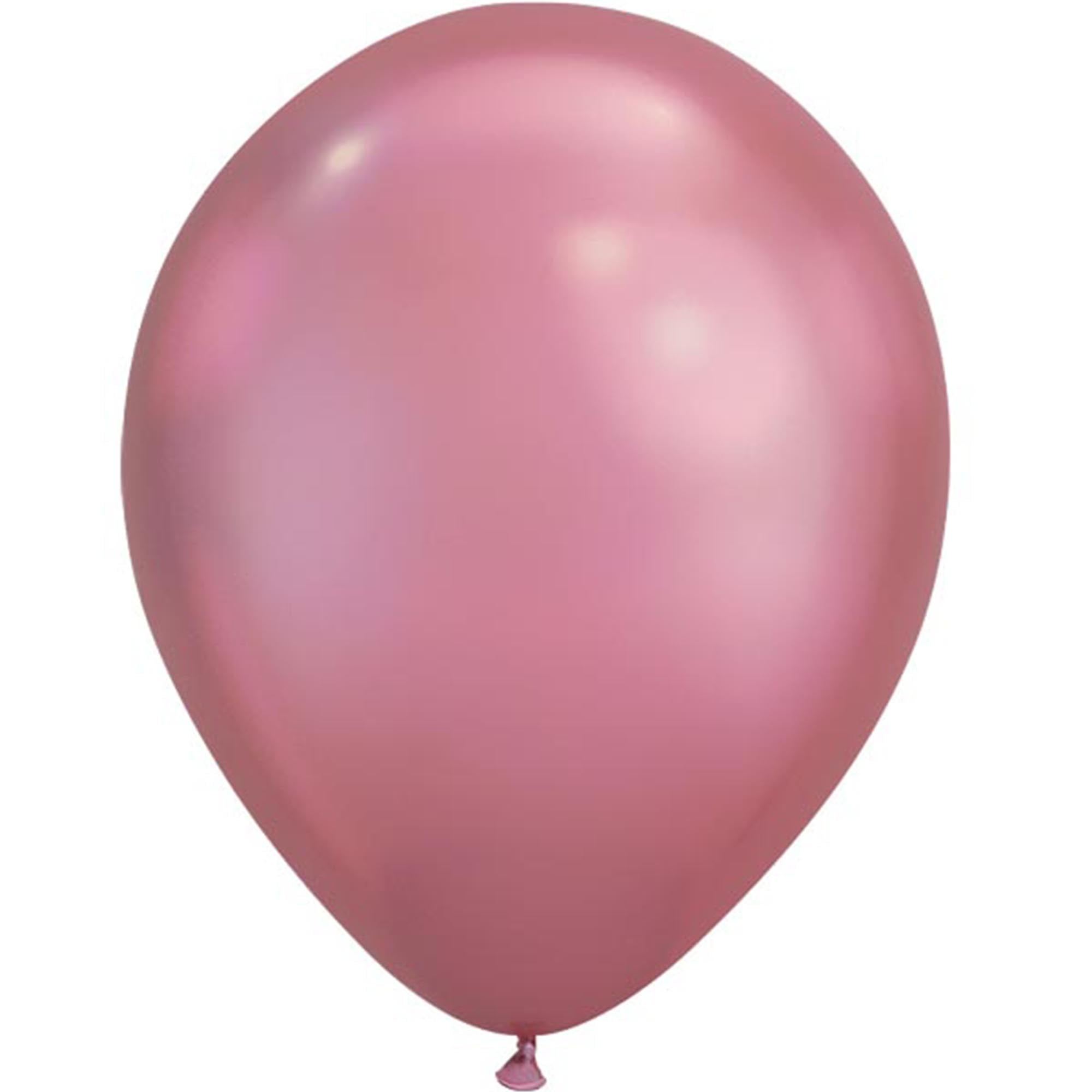 25 Qualatex Chrome Mauve Balloons 11"