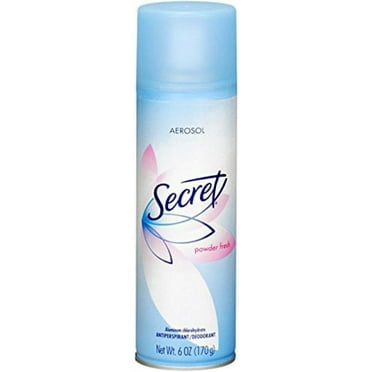 6 Pack Secret Anti-Perspirant Deodorant Aerosol Spray Powder Fresh 6 oz Each