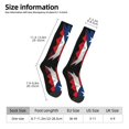 thumbnail image 3 of Women's Knee High Socks Puerto-Rico-Flag Vintage Outdoor Casual Tube Socks, 3 of 7