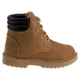 thumbnail image 2 of Rugged Bear Lace-Up Unisex Low Heel Little Kids Casual Boots - Tan, 11, 2 of 6