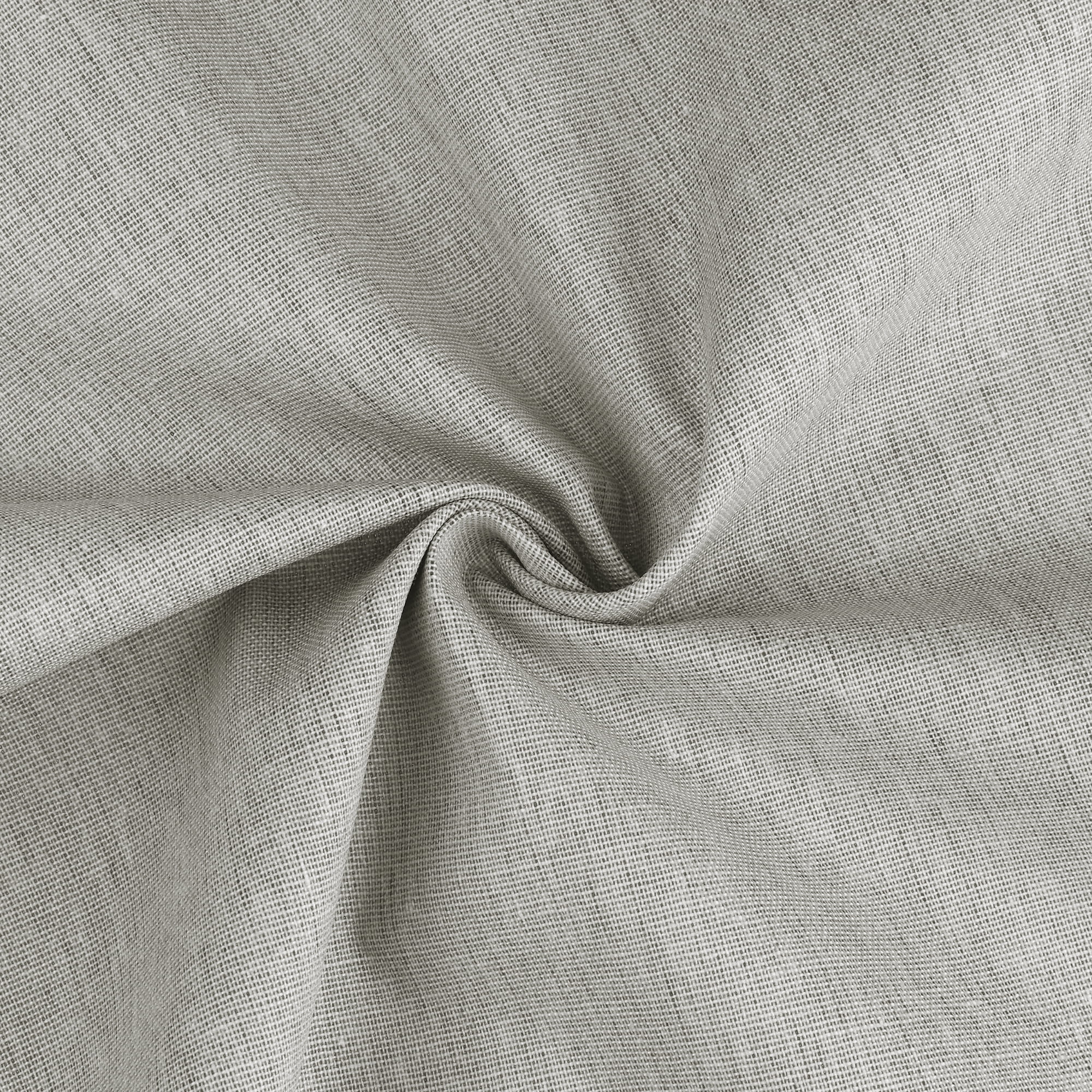 Unique Bargains Rectangle Wrinkle Resistant Washable Linen Table Cover Tablecloth Grey 47"x63"