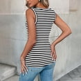 thumbnail image 4 of Knit Tank Tops For Women，Cropped Tank Tops Womens Plus Size Tank Tops Womens Tank Tops Linen Summer Tops Womens Linen Vest Long Tank Tops Crewneck Tank Top Women Running Tank Tops, 4 of 7