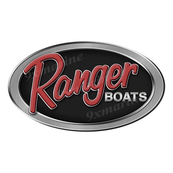 Ranger Boat Sticker "3D Vinyl Replica" of original - 10" long