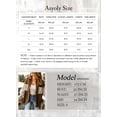 thumbnail image 2 of Asyoly Womens Plaid Shirts Color Block Shacket Jacket Long Sleeve Button Down Oversized Shirt Coats With Pockets, 2 of 7