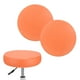 thumbnail image 1 of Uxcell 2-Pack Fundas Redondas para Taburetes de Bar, para Sillas de 12-14 Pulgadas, Fundas de Asiento PU Impermeables con Bandas Elásticas [Naranja], 1 of 1