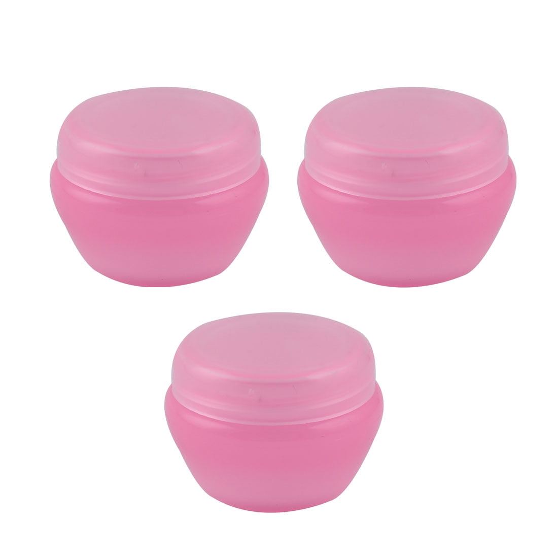 Travel Plastic Cream Container Cosmetic Storage Bottle Organizer Pink