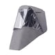 thumbnail image 2 of Funda para cochecito de bebé, impermeable, resistente al viento, cortavientos, ventana transparente, protección contra el polvo y la nieve, resistente Gris, 2 of 9