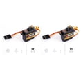 thumbnail image 2 of ZLight EMAX EMX-SV-0275 ES08MA II 12g Metal Gear Analog Servo Exquisite Workmanship Stable Stable Performance 2Set, 2 of 6