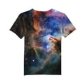 thumbnail image 5 of IVEYRTF Boys Star Print Short Sleeve T-Shirt Casual Round Neck Top for School Activities Everyday Comfort Sporty Style Shirt(Multicolor#12,5-6 Years), 5 of 5