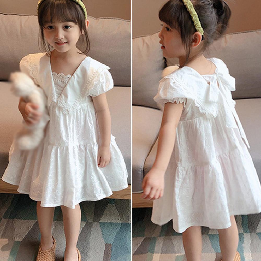 white summer dress kids
