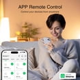 thumbnail image 2 of Smart Plug Home Smart WiFi Alexa Google Home White, 2 of 9
